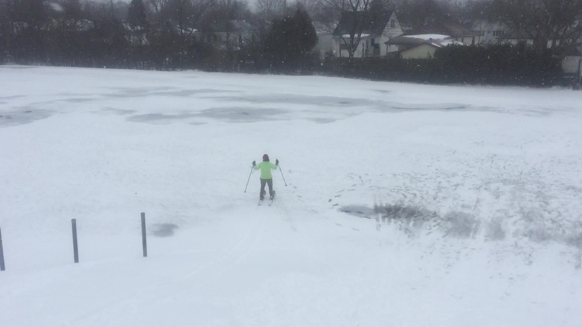 Skiing in the City